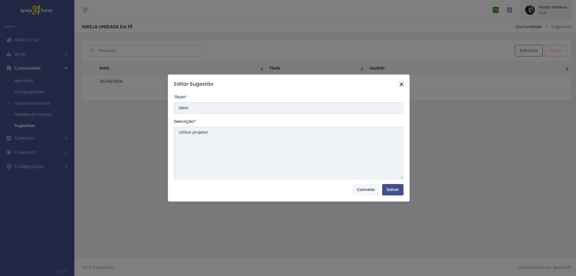 Comunicação Igreja 24h