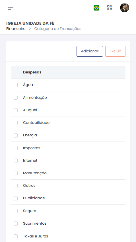 Financeiro Igreja 24h